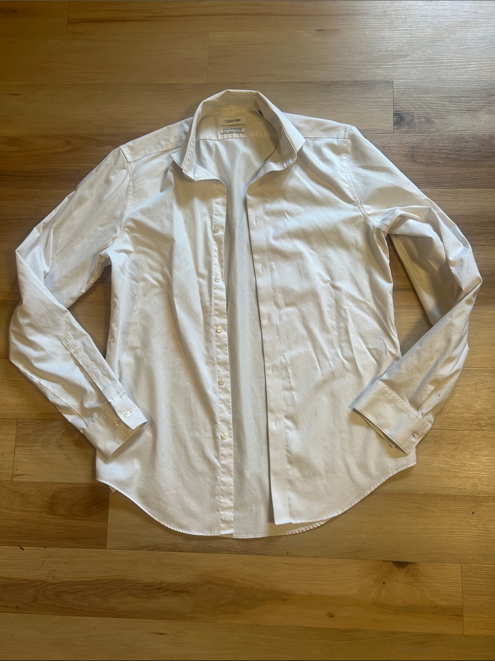 Calvin Klein White Men's Dress Shirt